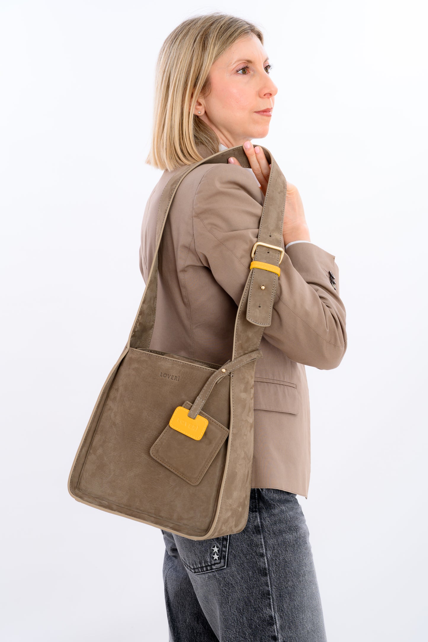 Borsa da ufficio Carry Small Nabuk