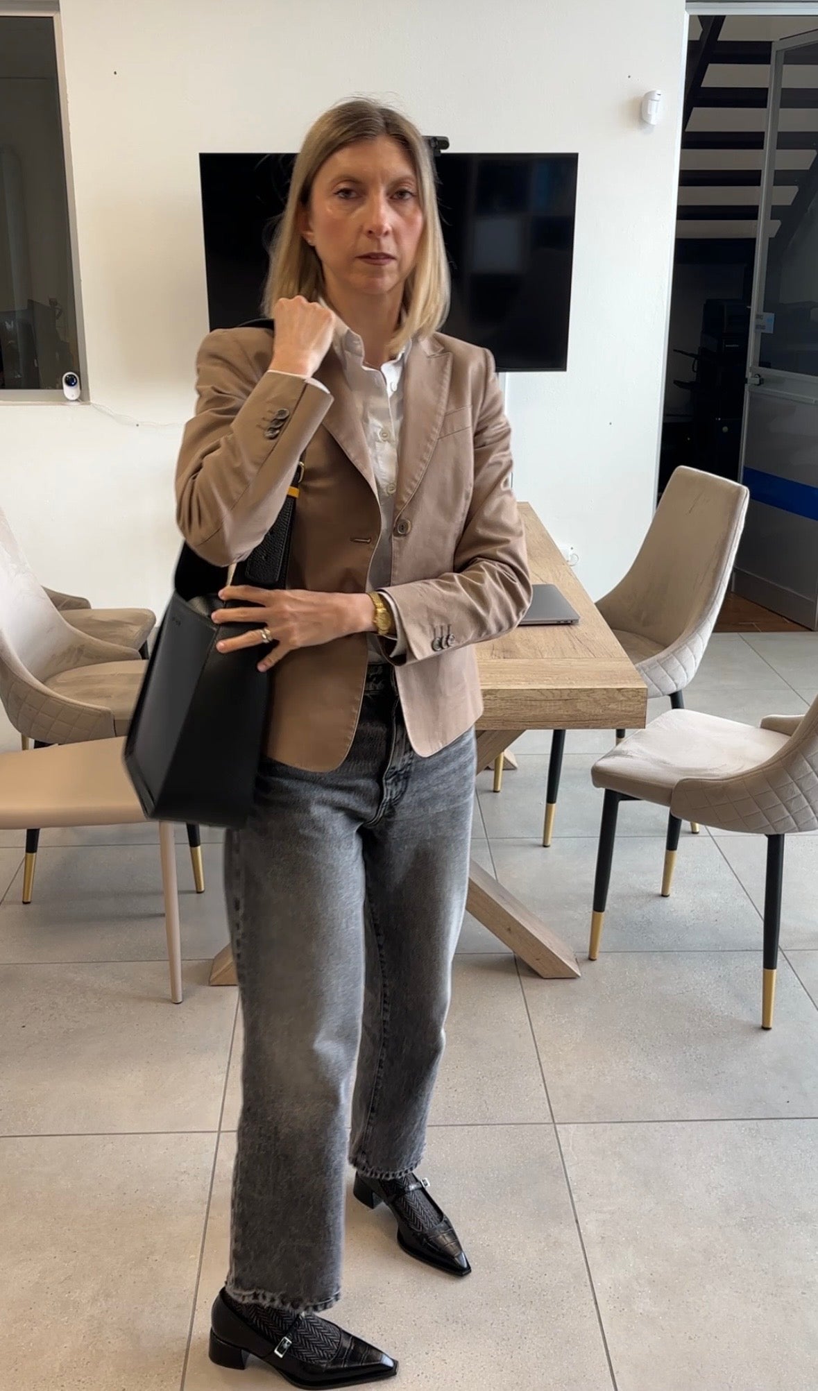 Borsa da ufficio Carry Small Nero