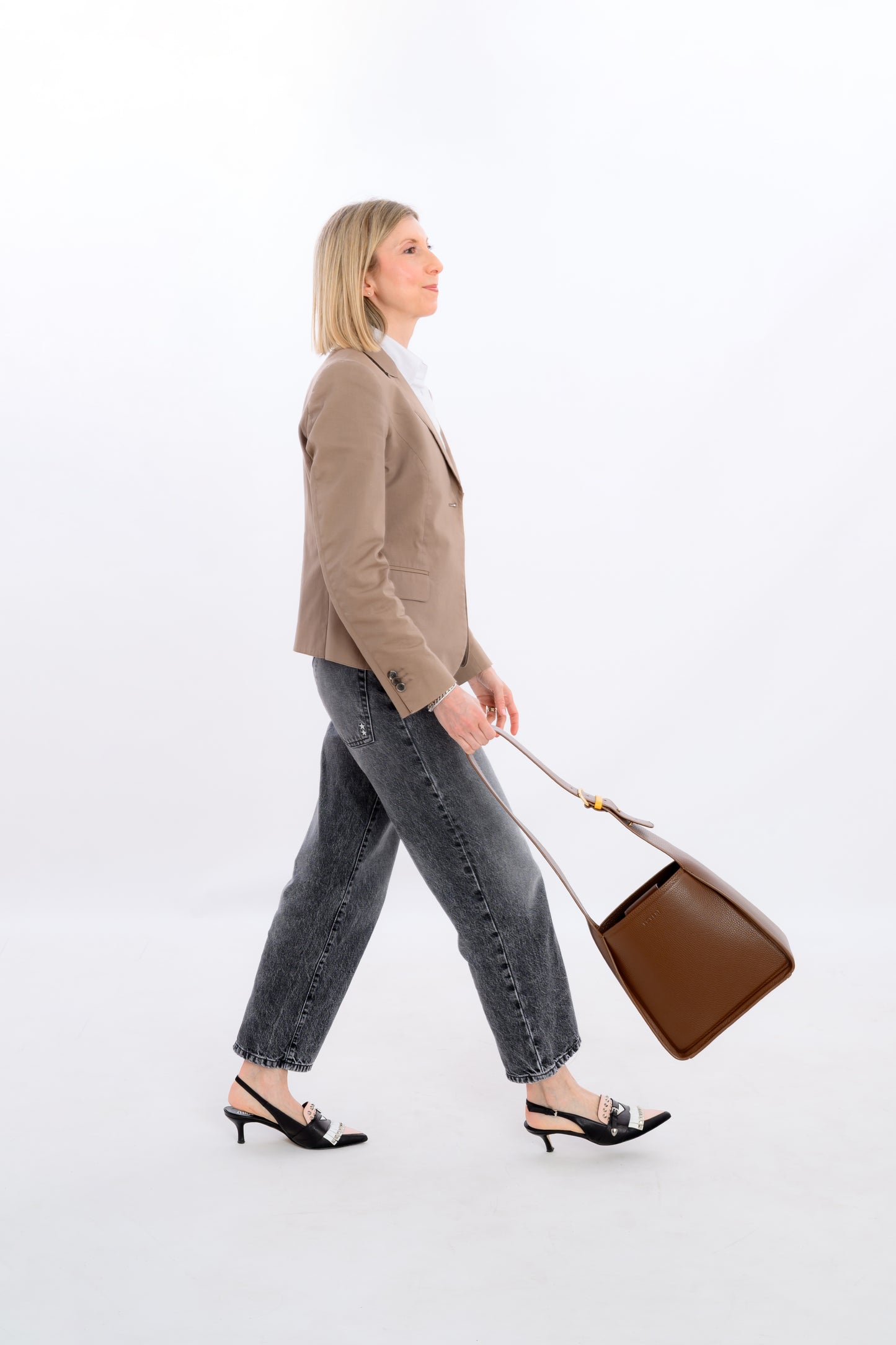 Borsa da uffico Carry Small Nocciola