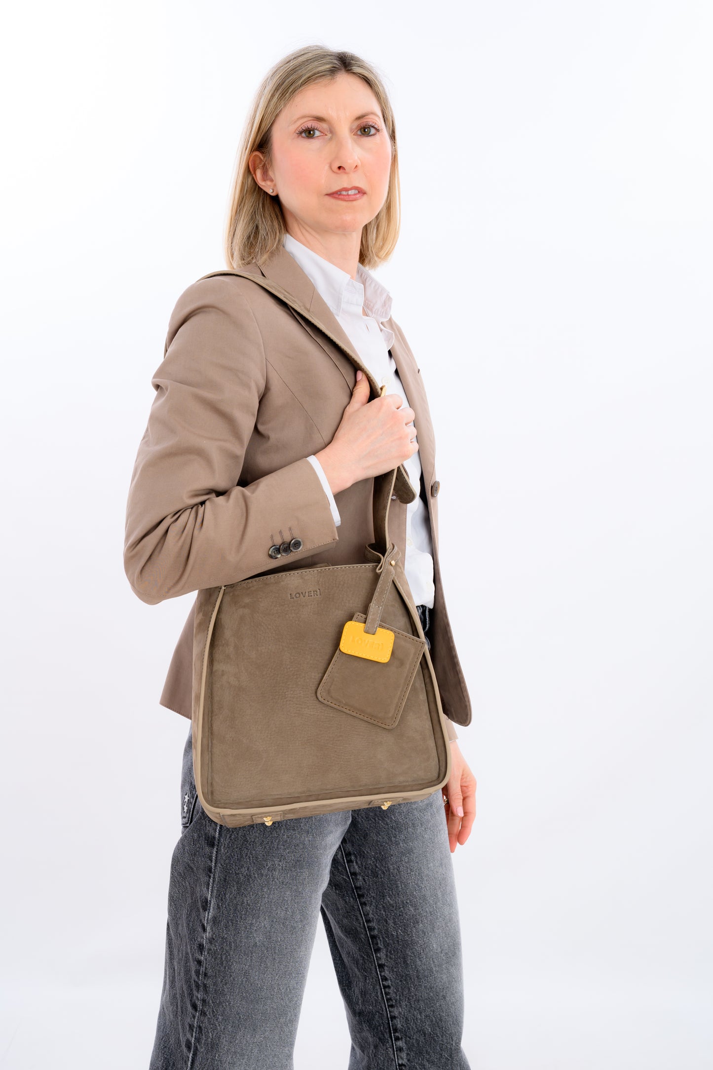 Borsa da ufficio Carry Small Nabuk